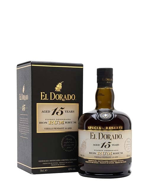 EL DORADO RUM 15 YEARS 70CL