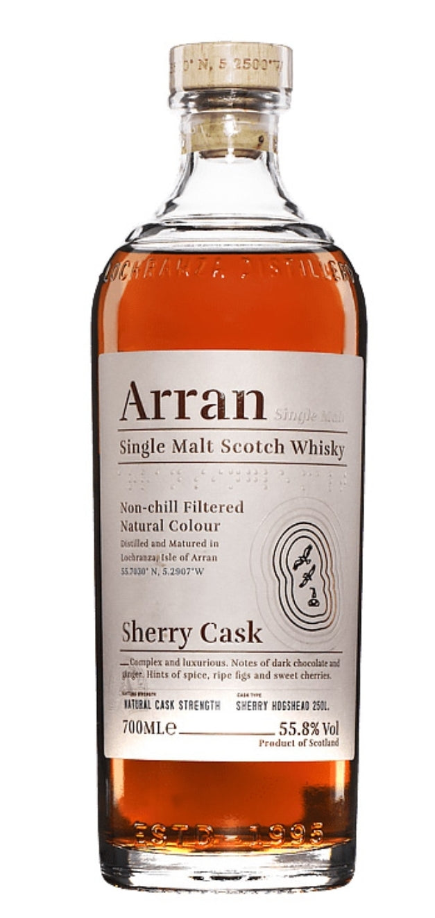 ARRAN SHERRY CASK SINGLE MALT WHISKY 70CL