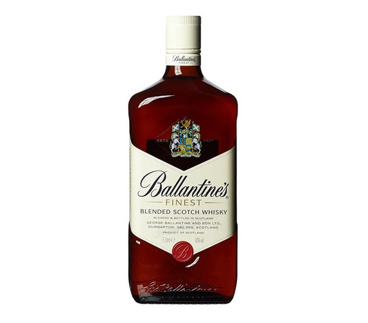 BALLANTINES FINEST BLENDED WHISKY 1LT