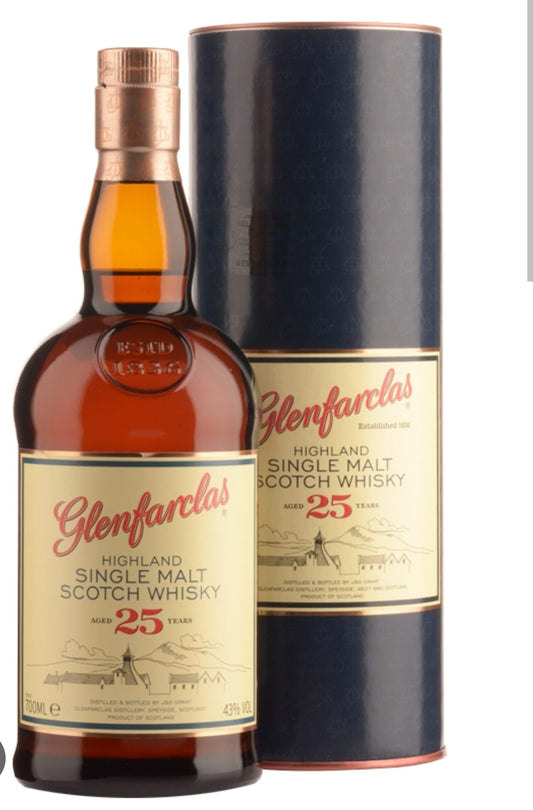 GLENFARCLAS 25Y SINGLE MALT WHISKY 70CL