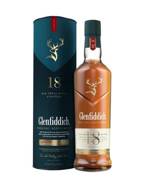 GLENFIDDICH 18Y SINGLE MALT WHISKY 70CL