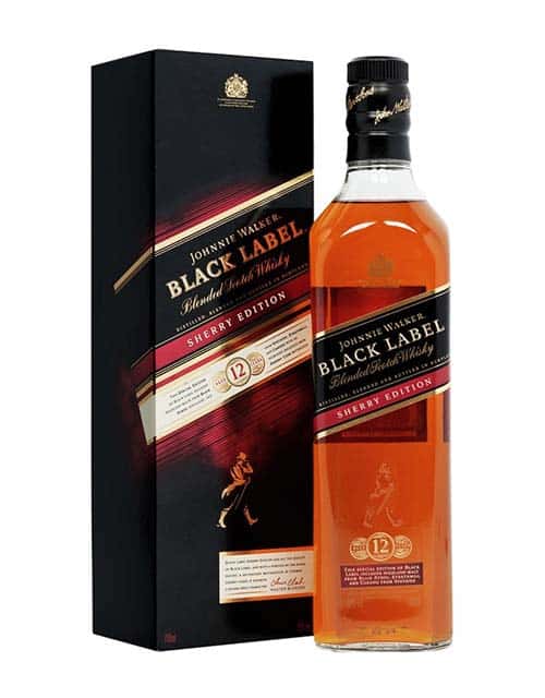 JOHNNIE WALKER BLACK LABEL SHERRY 700ML