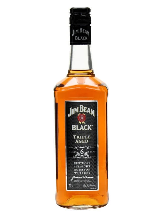 JIM BEAM BLACK LABEL 6Y TRIPLE AGED BOURBON WHISKEY 1LT