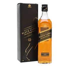 JOHNNIE WALKER BLACK LABEL BLENDED WHISKY 70CL