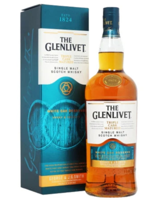 THE GLENLIVET WHITE OAK RESERVE SINGLE MALT WHISKY 1LT