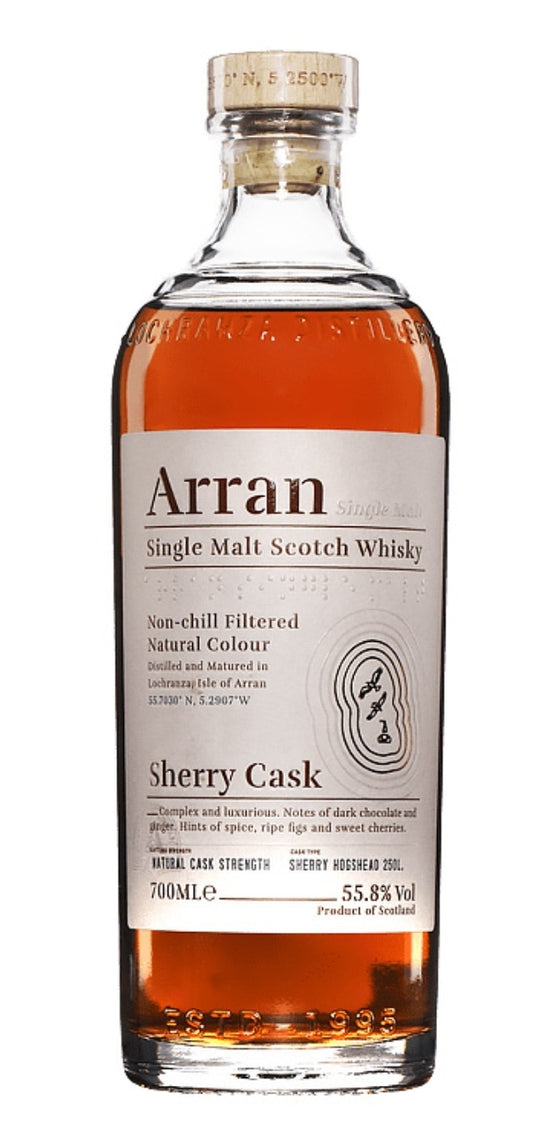 ARRAN SHERRY CASK SINGLE MALT WHISKY 70CL
