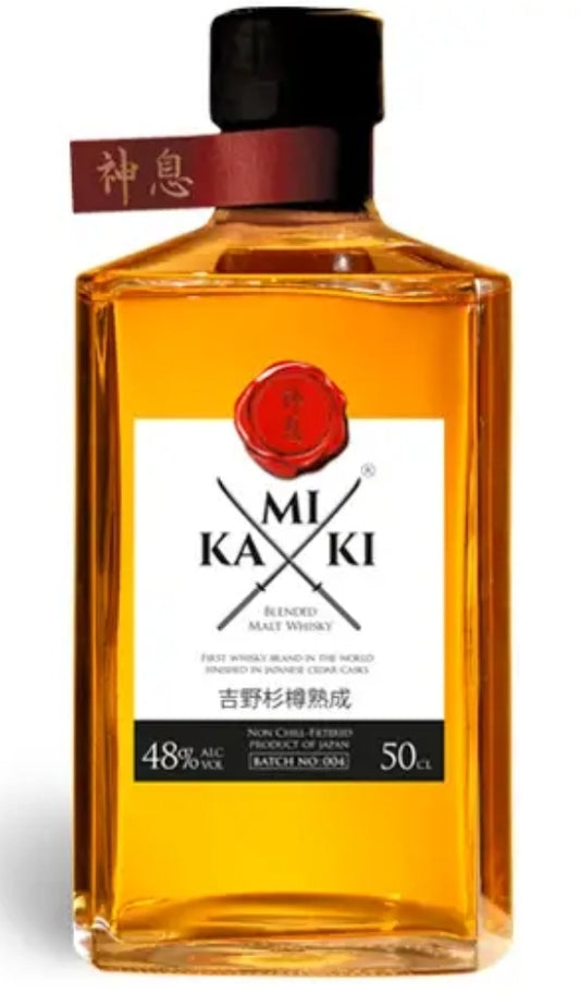 KAMIKI BLENDED MALT WHISKY SAKURA WOOD 50CL