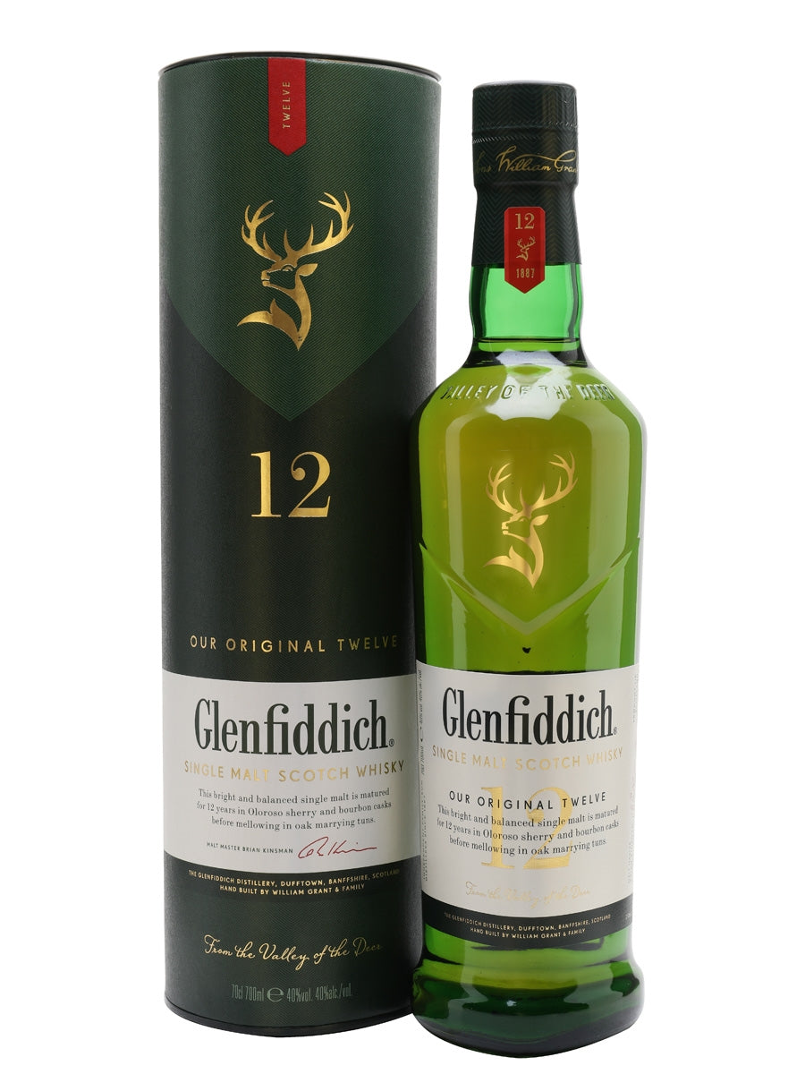 GLENFIDDICH 12Y SINGLE MALT WHISKY 1LT