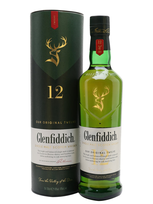 GLENFIDDICH 12Y SINGLE MALT WHISKY 1LT