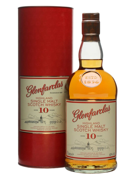 GLENFARCLAS 10 YO SINGLE MALT WHISKY 70CL