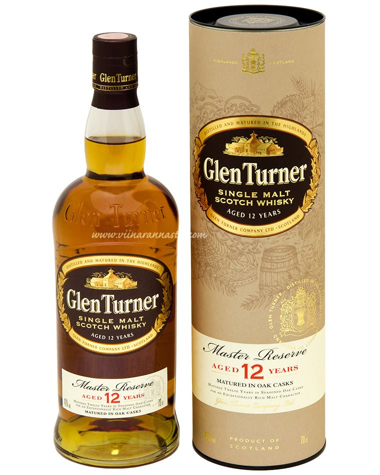 GLEN TURNER 12Y PURE MALT WHISKY 70CL