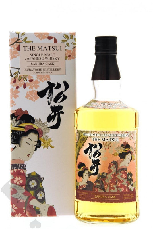 THE MATSUI SAKURA CASK SINGLE MALT JAPANESE WHISKY 70CL