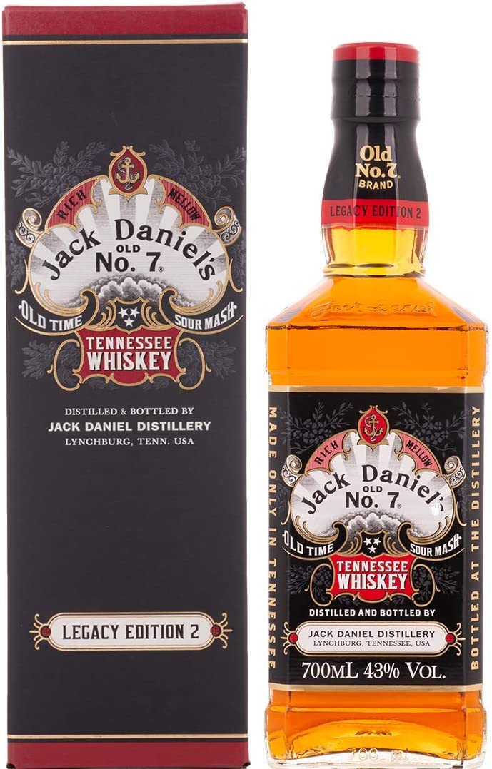 JACK DANIELS TENNESSEE BOURBON WHISKEY LEGACY EDITION NO.2 70CL