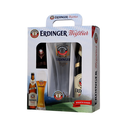 ERDINGER 2X500ML + 1 GLASS