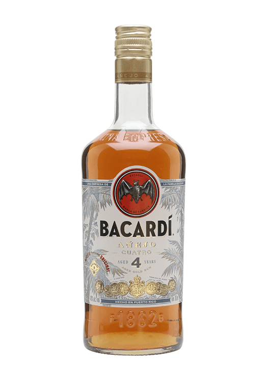 BACARDI ANEJO CUATRO 4 YEARS 70CL