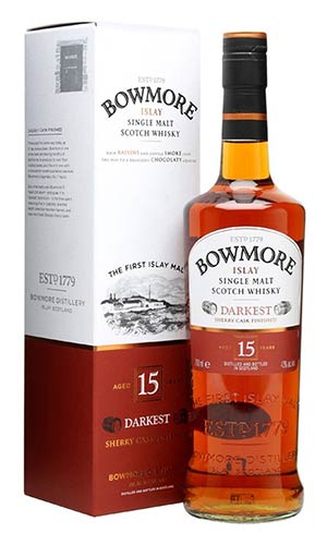 BOWMORE 15 Y.O ISLAY SINGLE MALT WHISKY 70CL