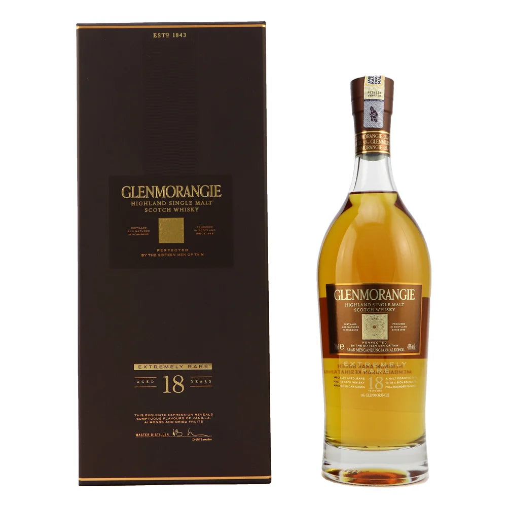 GLENMORANGIE 18Y SINGLE MALT WHISKY 70CL