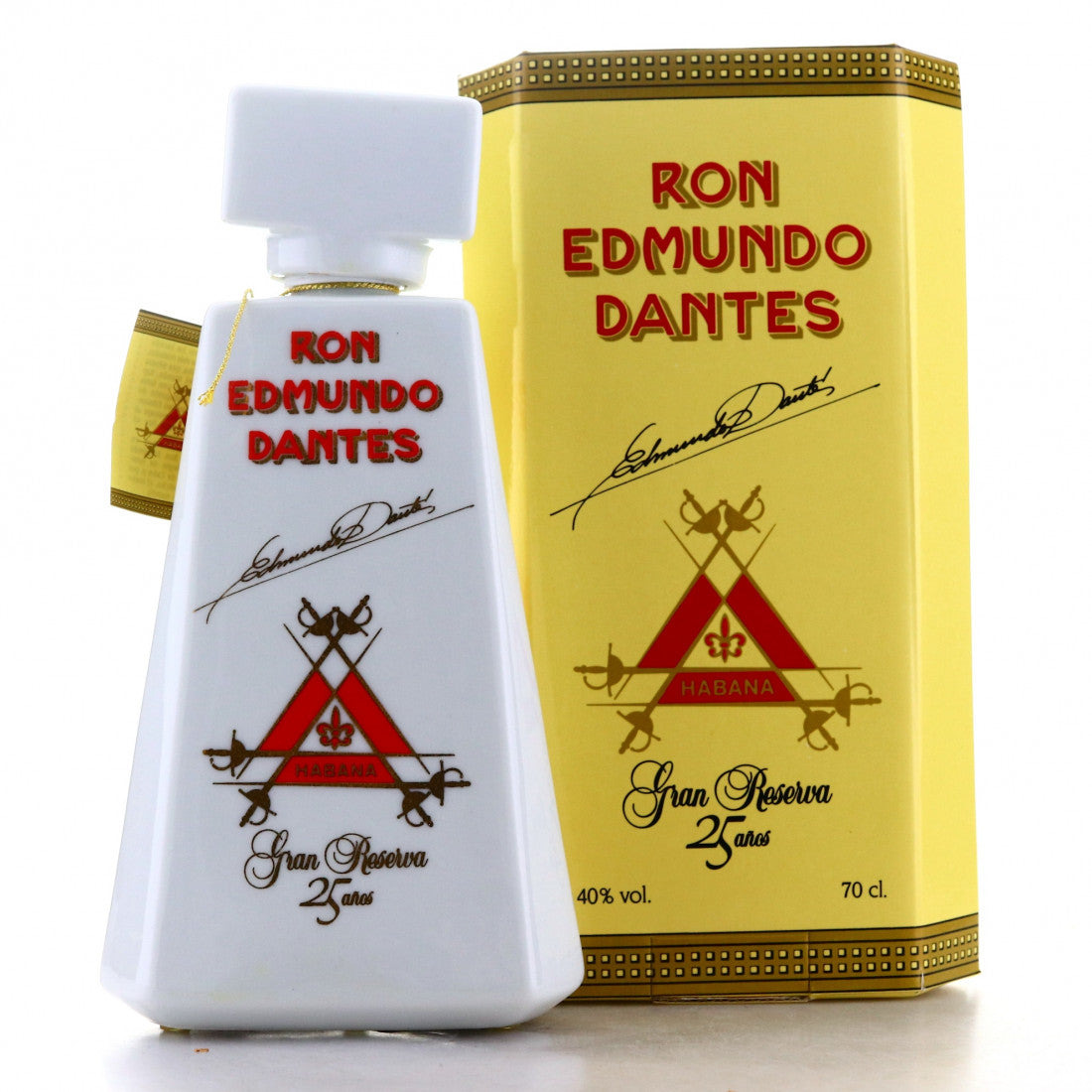 RON EDMUNDO DANTES 25Y RUM 70CL