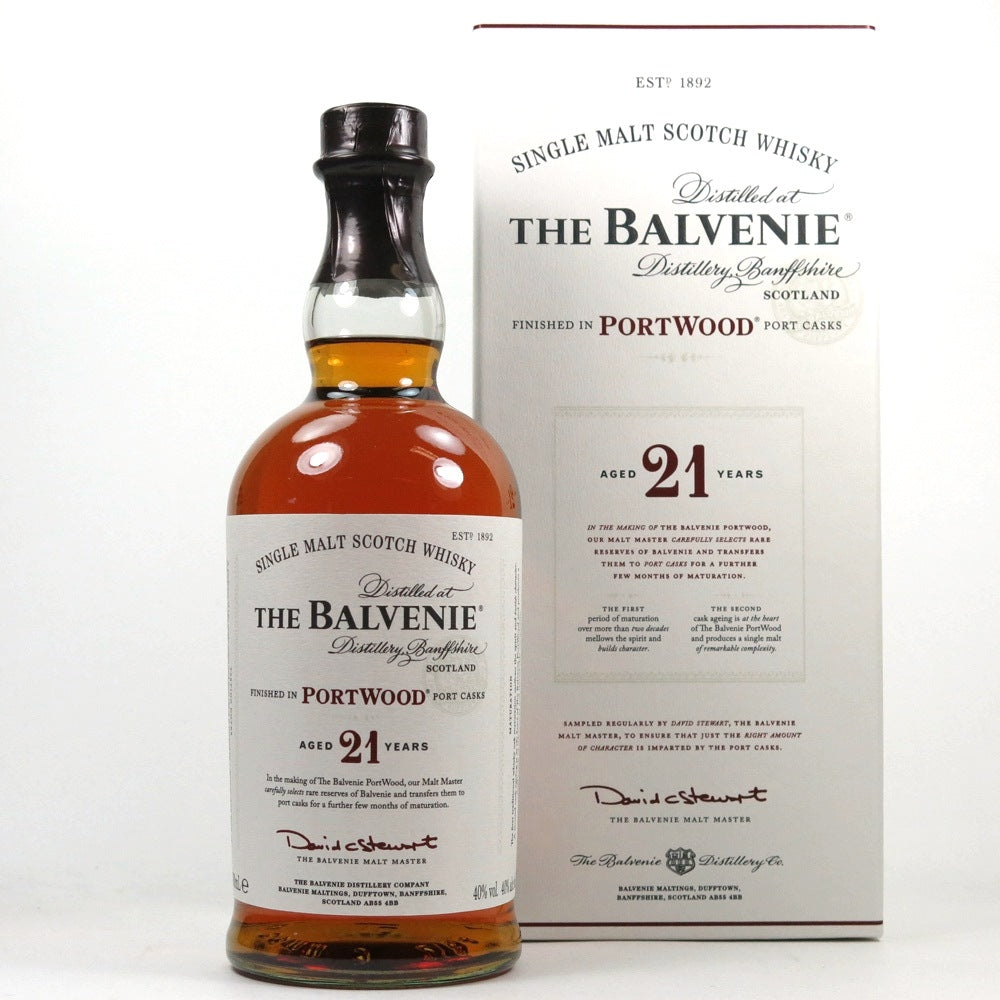 THE BALVENIE 21Y PORTWOOD SINGLE MALT WHISKY 70CL