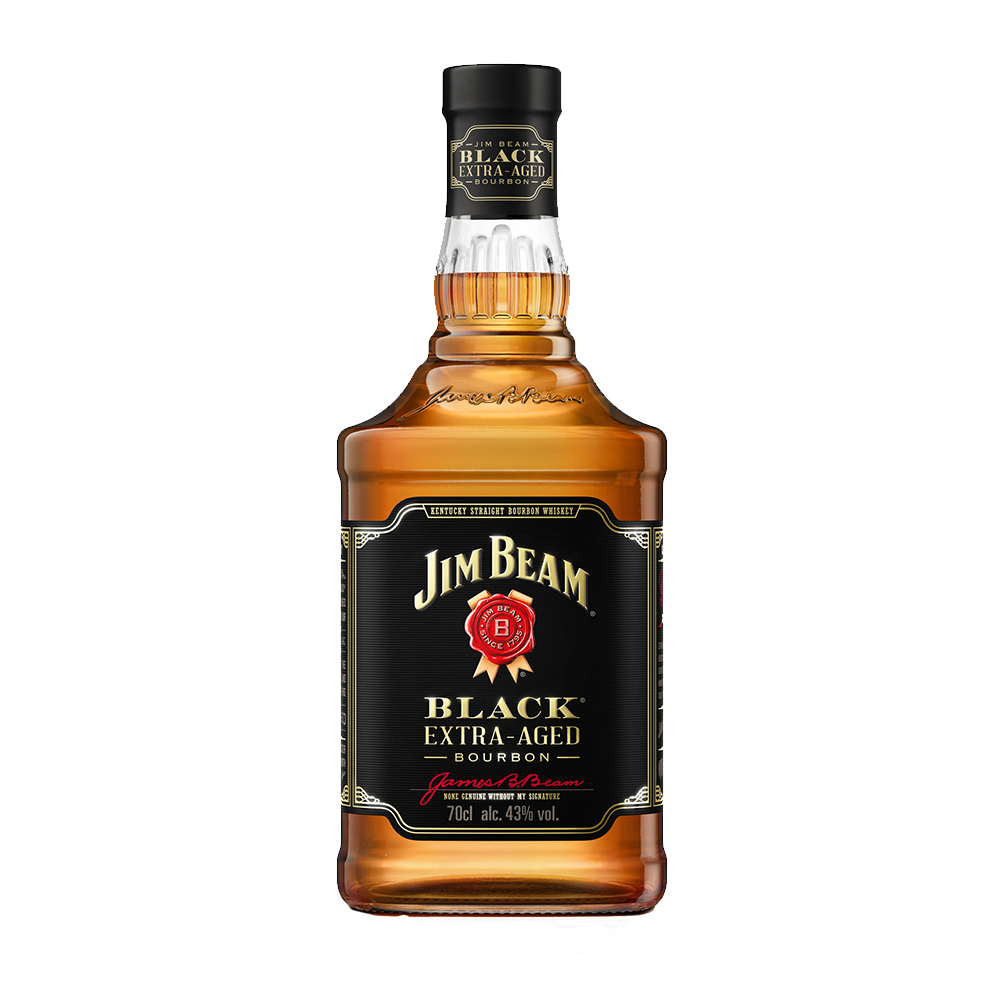 JIM BEAM BLACK LABEL 6Y TRIPLE AGED BOURBON WHISKEY 70CL