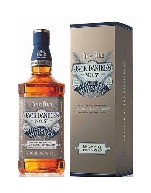 JACK DANIELS TENNESSEE BOURBON WHISKEY LECACY EDITION NO. 3 70CL