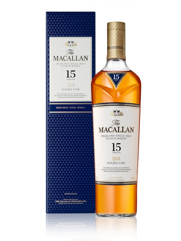 THE MACALLAN 15Y. DOUBLE CASK SINGLE MALT WHISKY 70CL