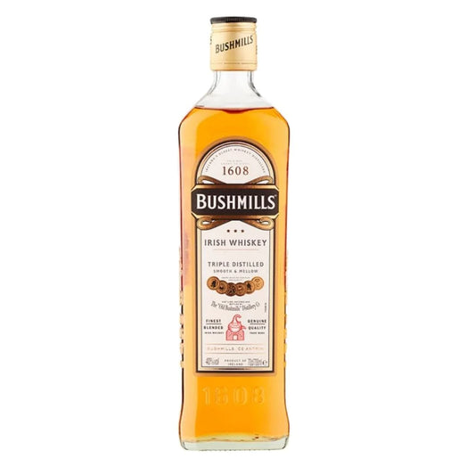 BUSHMILLS TRIPLE DISTILLED IRISH WHISKEY 1 LTR