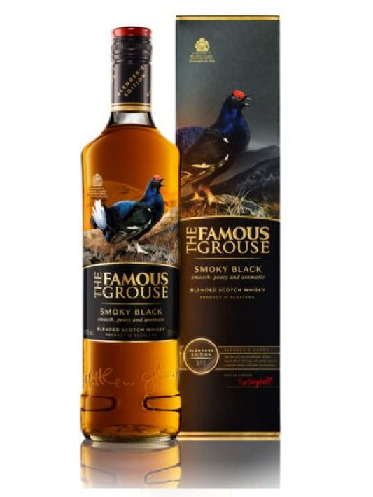 THE FAMOUS GROUSE SMOKY BLACK BLENDED WHISKY 70CL