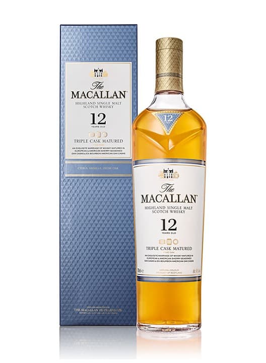 THE MACALLAN 12Y. TRIPLE CASK SINGLE MALT WHISKY 70CL