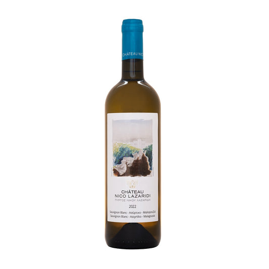 CHATEAU NICO LAZARIDI WHITE DRY WINE 75CL