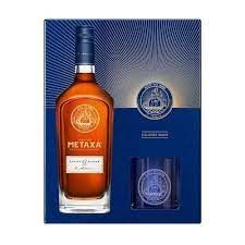 METAXA 12 STARS BRANDY + 2 GLASS 70CL