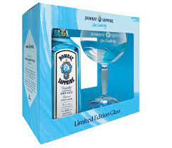 BOMBAY SAPPHIRE GIN + 1 GLASS GIFT 70CL