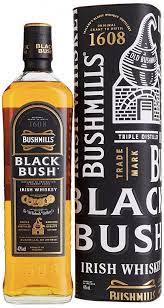 BUSHMILLS BLACK BUSH IRISH WHISKEY 1 LTR