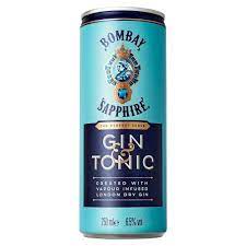 BOMBAY SAPPHIRE GIN TONIC 250ML