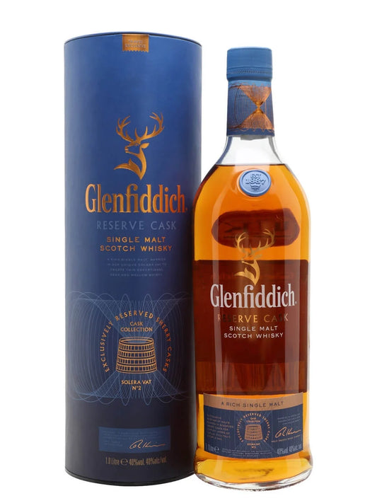 GLENFIDDICH RESERVE CASK SINGLE MALT WHISKY 70CL