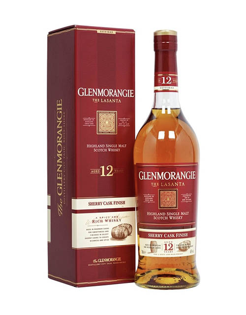 GLENMORANGIE THE LASANTA 12Y SHERRY CASK SINGLE MALT WHISKY 70CL