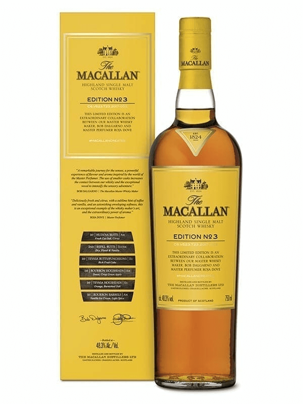 THE MACALLAN EDITION NO.3 SINGLE MALT WHISKY 70CL