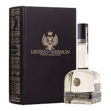 LEGEND OF KREMLIN RUSSIAN VODKA + BOOK 70CL