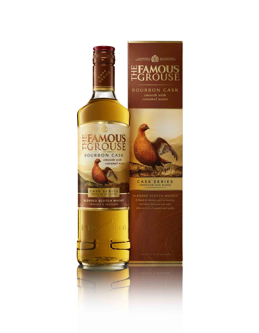 THE FAMOUS GROUSE BOURBON CASK BLENDED WHISKY 70CL