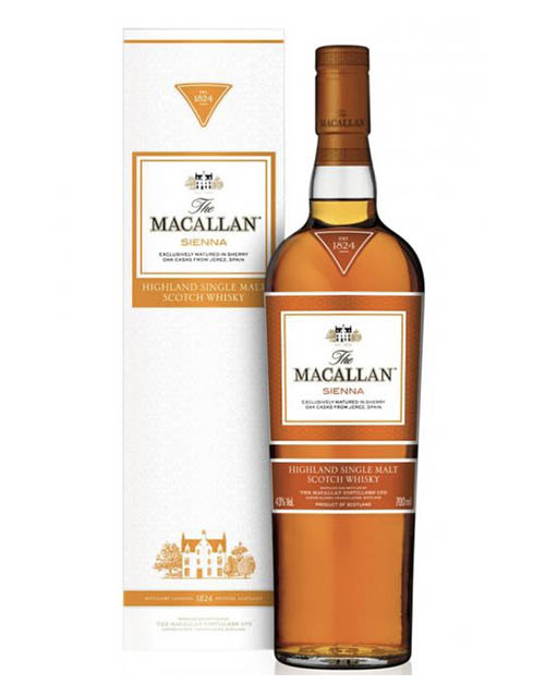 THE MACALLAN SIENNA SINGLE MALT WHISKY 70CL