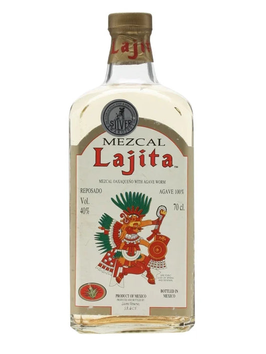 LAJITA MEZCAL REPOSADO WITH WORM 70CL
